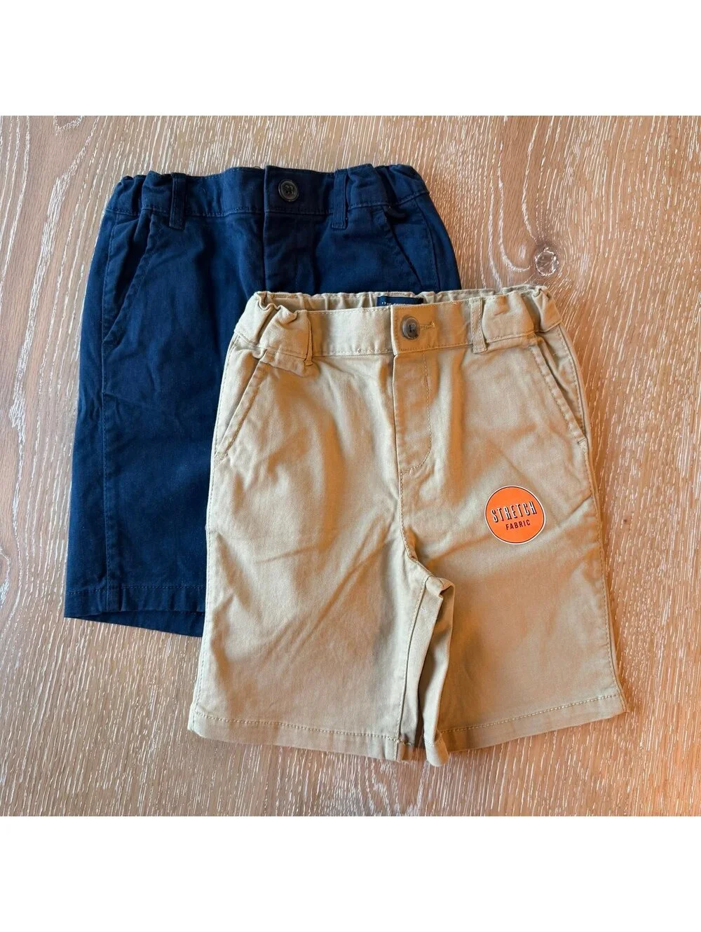 The Children’s Place Navy Blue and Khaki Shorts Bundle 5T